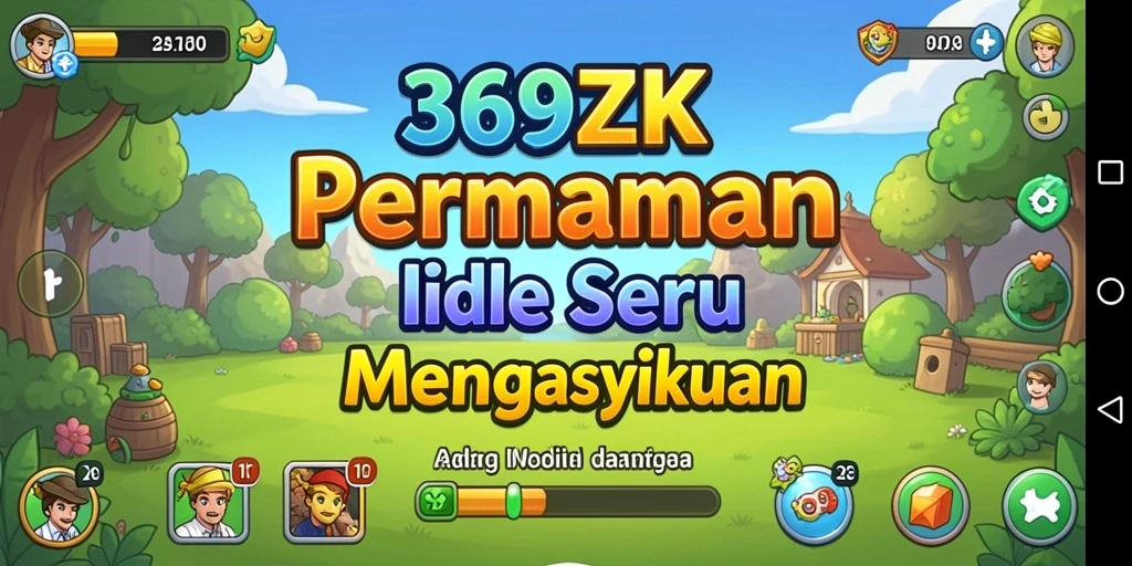 Tampilan menarik gameplay Idle di 369ZK yang menawan.