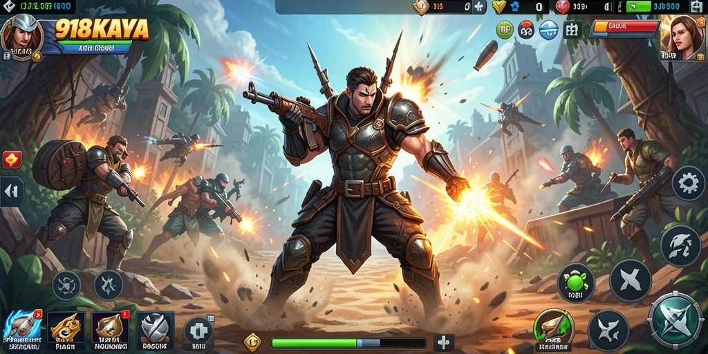 Gameplay mendebarkan dalam 918KAYA dengan aksi penuh tantangan.