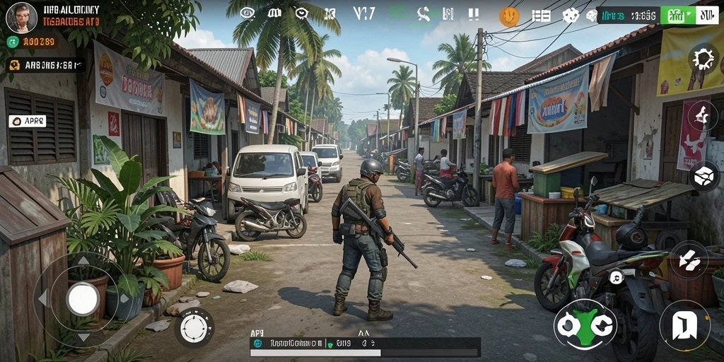 Tampilan utama API33 dengan antarmuka pengguna yang sederhana.