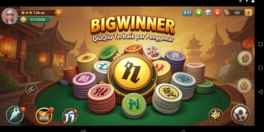 Tampilan gameplay seru dari BIGWINNER QiuQiu.