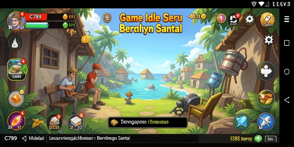 Tampilan gameplay C789 yang menarik dan penuh warna.