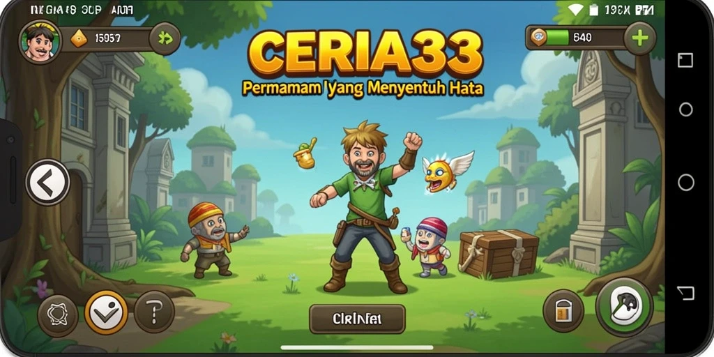 Tampilan menarik dari gameplay CERIA33 yang mengasyikkan.