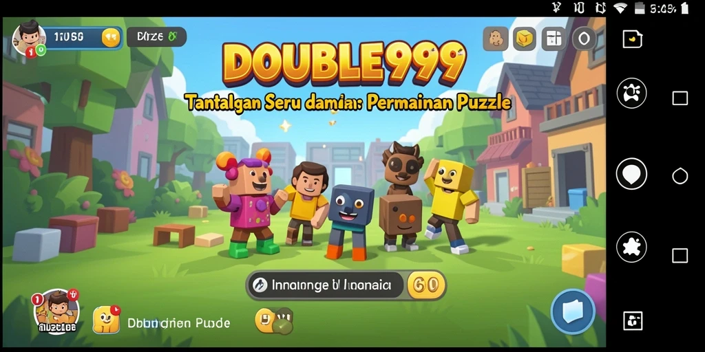 Tampilan gameplay seru dan menantang di DOUBLE999.