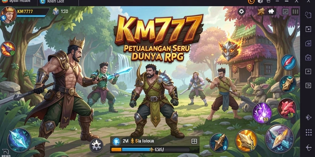 Gameplay seru dan mendebarkan dalam petualangan RPG.