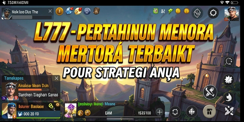 Tampilan menarik dari gameplay Tower Defense di L777.