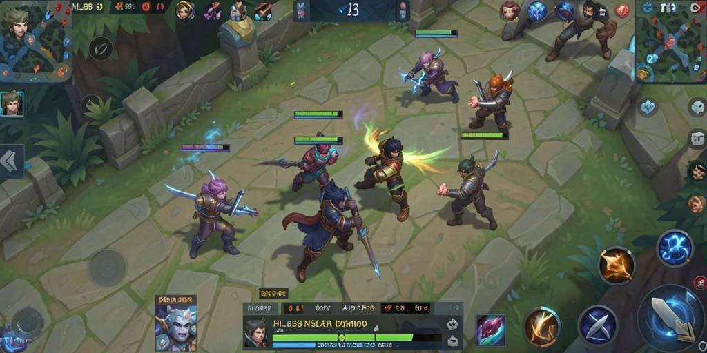Tampilan menarik dari gameplay MLBB8 yang seru.