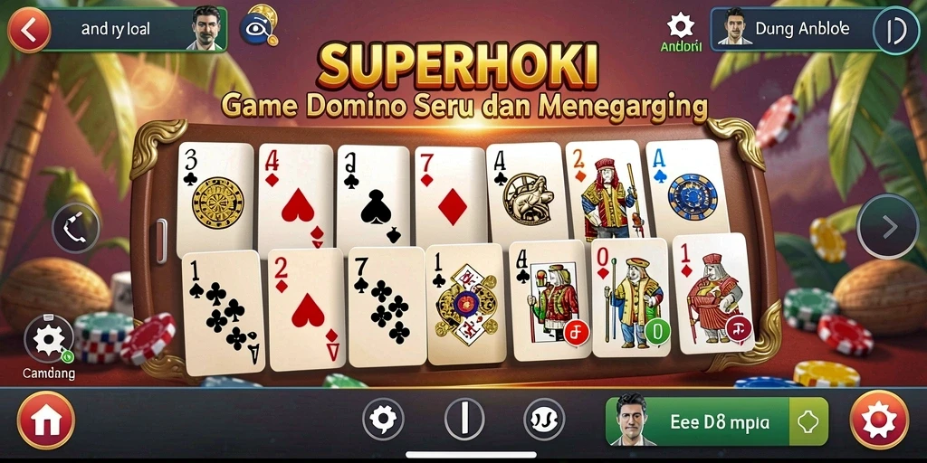 Gameplay SUPERHOKI yang menarik dan mendebarkan.