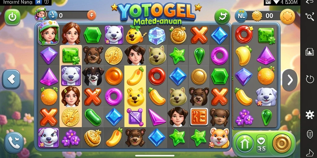 Tampilan gameplay YOTOGEL yang seru dan penuh warna.