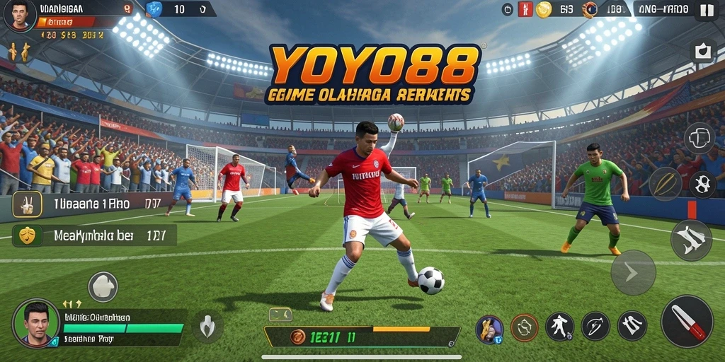 Tangkapan layar <strong>YOYO88</strong> menunjukkan aksi seru dalam pertandingan olahraga.